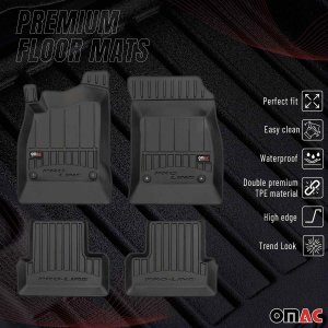 Chevrolet Cruze Floor Mat - Omac - Premium TPE - Black - '11-'15
